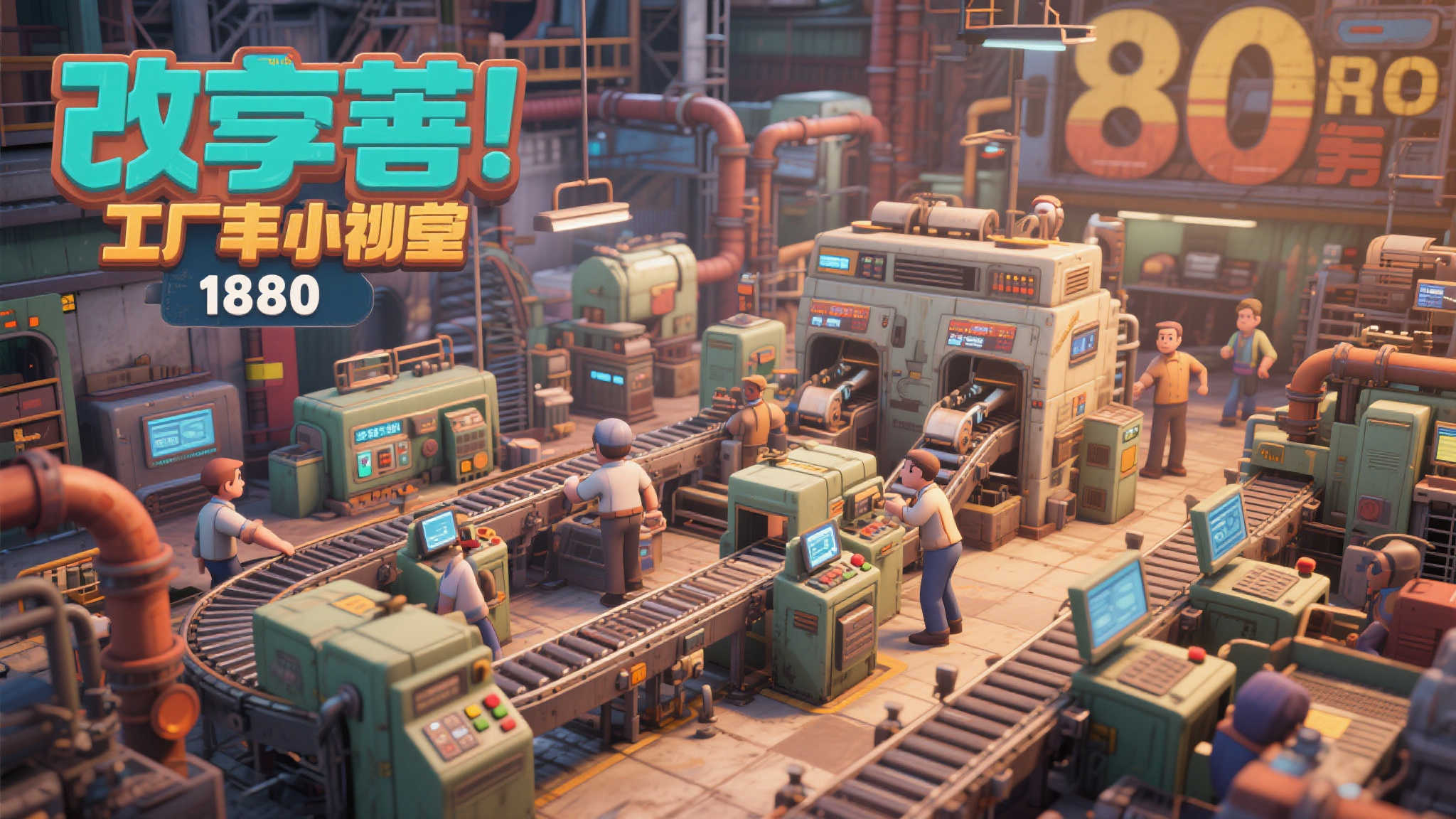 复古工厂经营模拟:重返80年代工业时代 复古工厂经营模拟:重返80年代工业时代